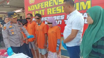 Polsek Medan Tembung Tangkap 4 Pelaku Pembunuhan Wanita yang Ditemukan di Tumpukan Sampah