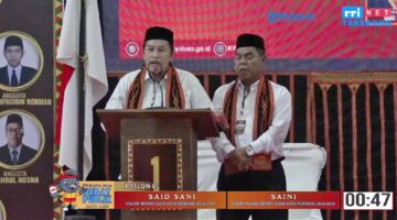 Said Sani Paparkan Program Ketahanan Pangan di Debat Publik Calon Bupati Gayo Lues 2024