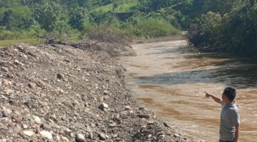 Masyarakat Kampung Penomon Jaya Ucapkan Terimakasih Atas Proyek Normalisasi Sungai Dan Perbaikan Jalan Persawahan  Dan Perkebunan